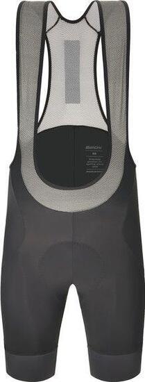 Cuissard Court à Bretelles Santini Karma Delta Gris