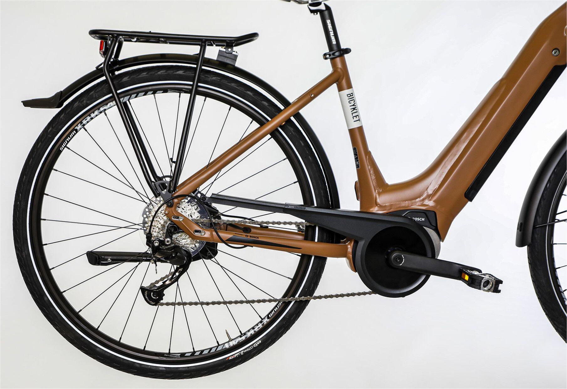 Bicyklet Victoire Elektrische Stadsfiets Shimano Alivio 9S 400 Wh 700 mm Bruin 3/7