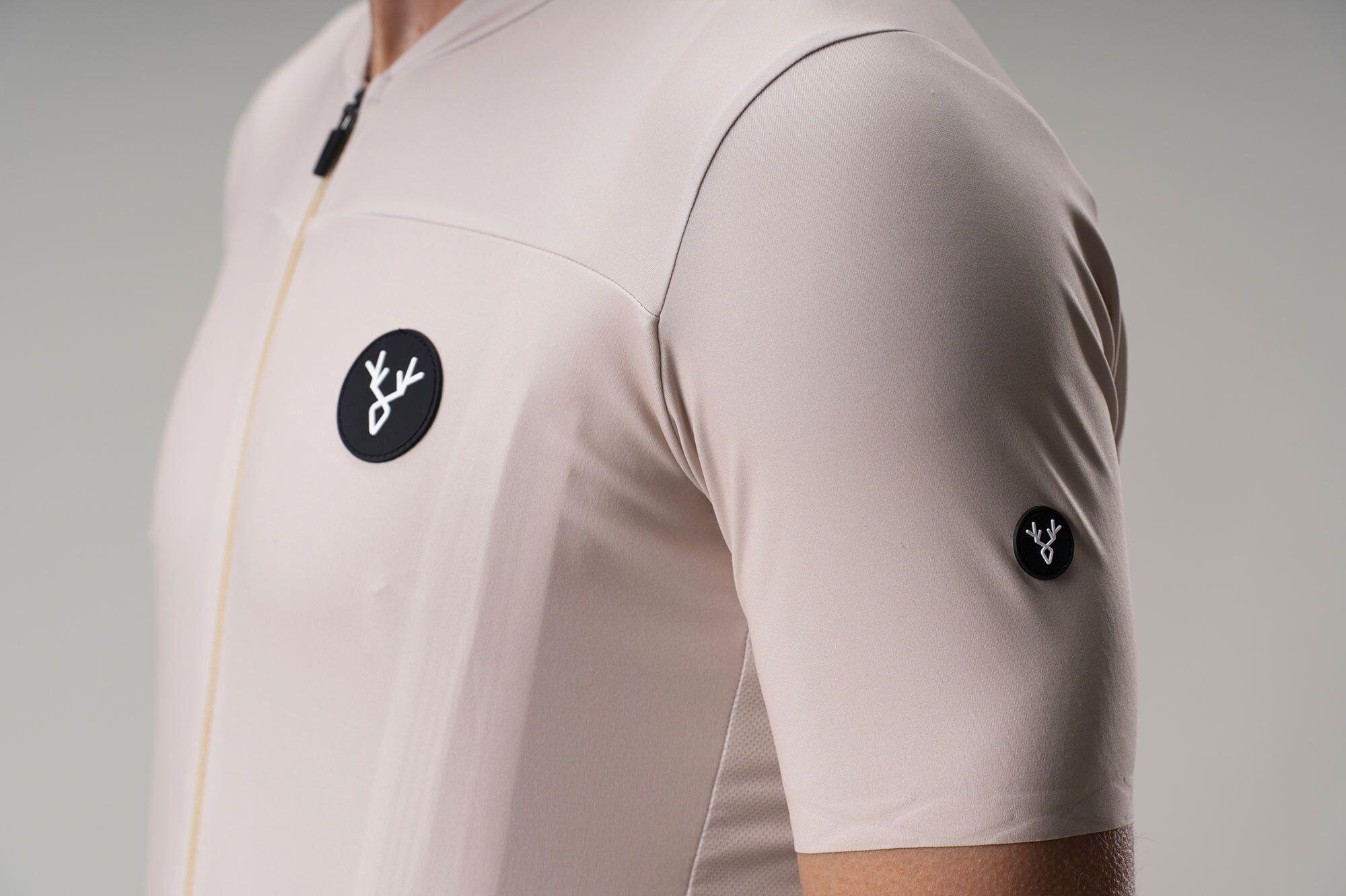 Maillot Manches Courtes LeBram Ventoux Beige 3/7