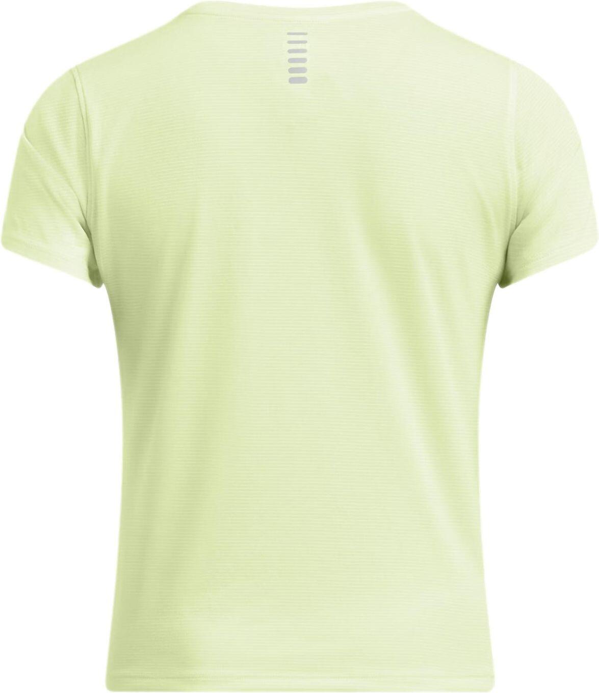 Maillot de manga corta Under Armour Launch Run Verde Mujer 2/5