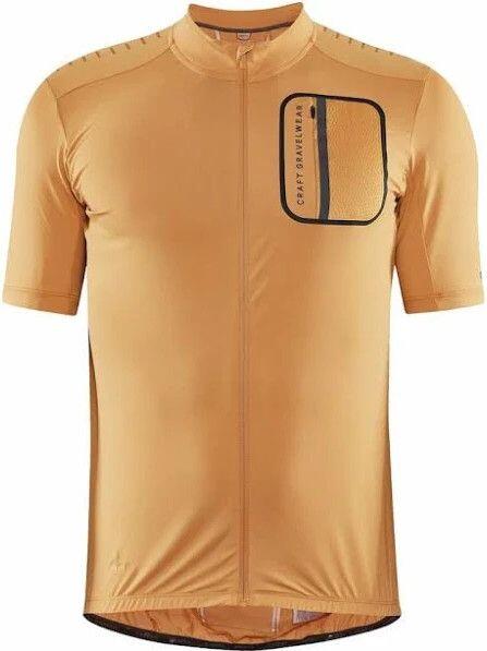 Maillot manches courtes Craft Adv Gravel Orange Sable 3/4