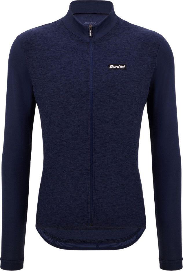 Langarmtrikot Santini Pure Blau 4/4