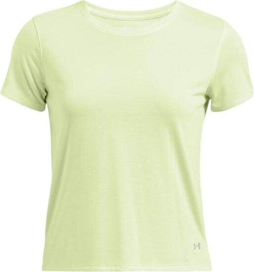 Maillot Manches Courtes Under Armour Launch Run Vert Femme