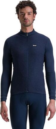 Maillot Manches Longues Santini Pure Bleu