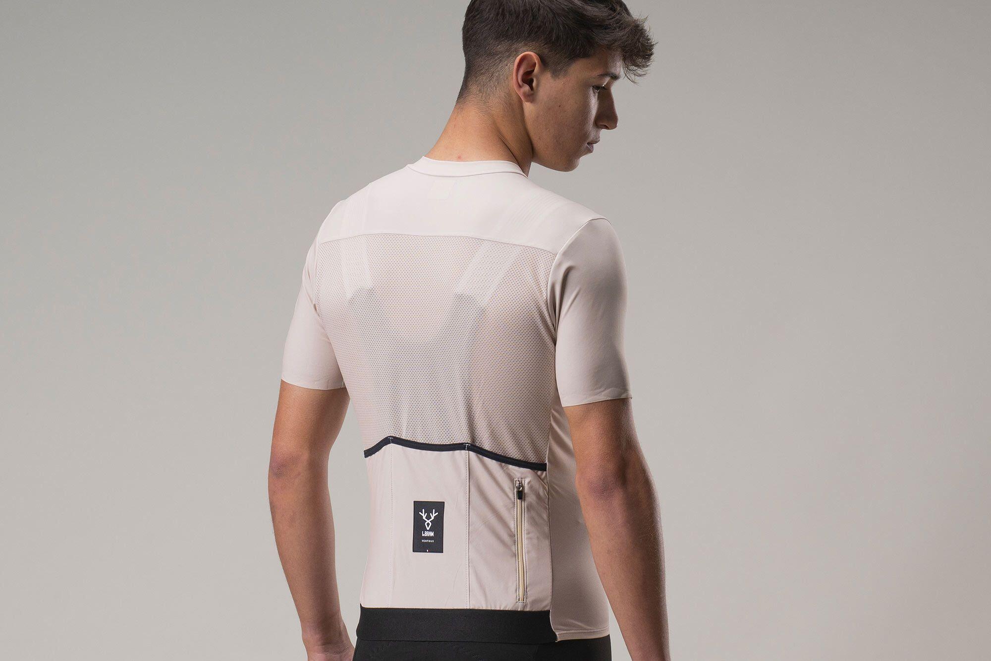 Maillot Manches Courtes LeBram Ventoux Beige 5/7