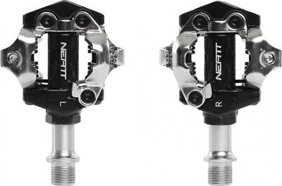 Neatt mtb/gravel cliploze pedalen spd zwart