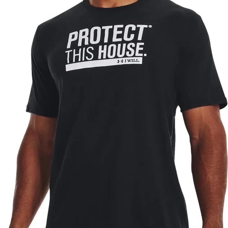 T-shirt Under Armour Protect This House Noir Homme