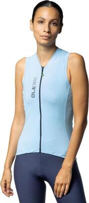 Alé color block women's sleeveless jersey blue