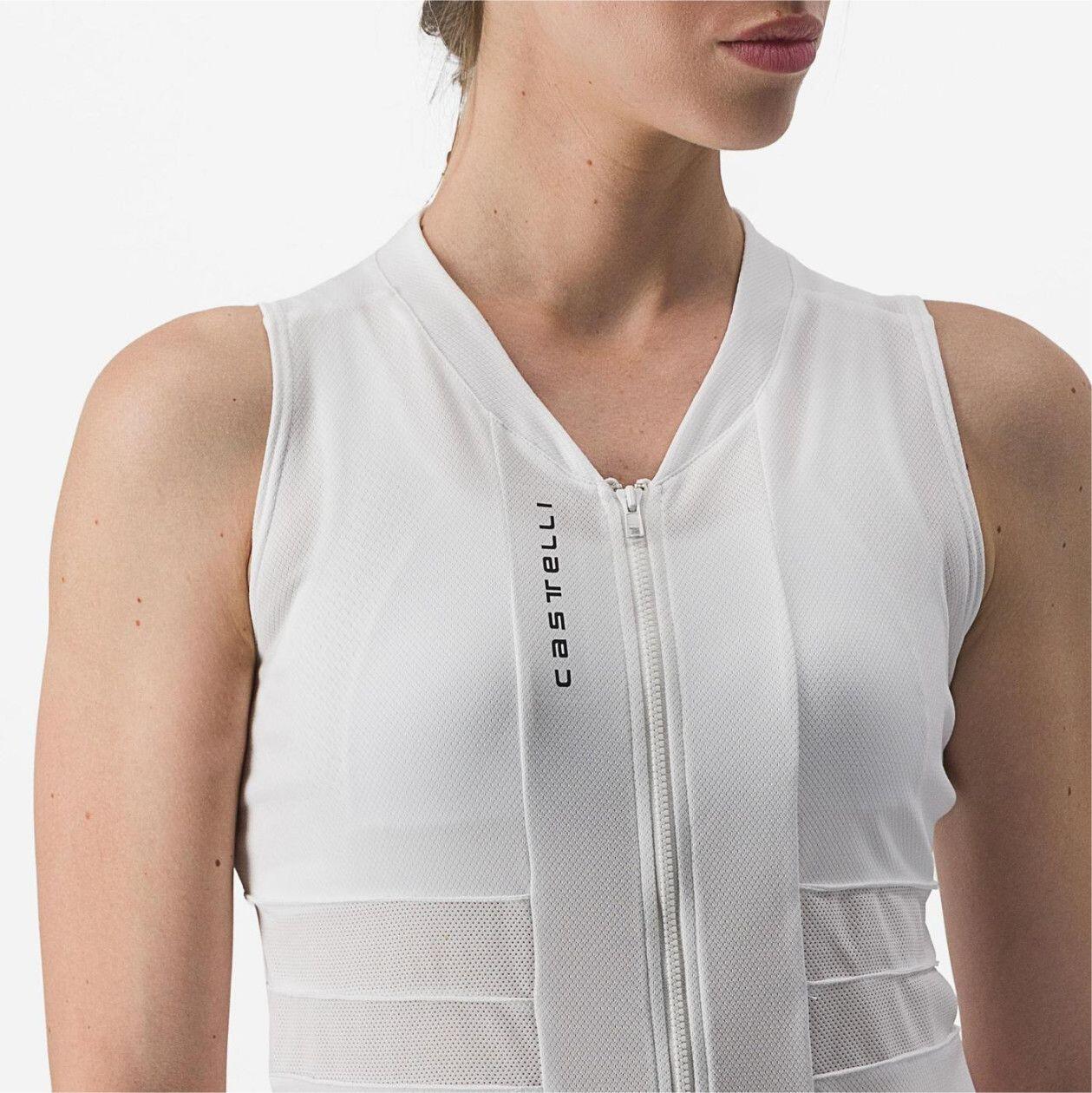 Maglia senza maniche Castelli Anima 4 Bianco Avorio 3/5