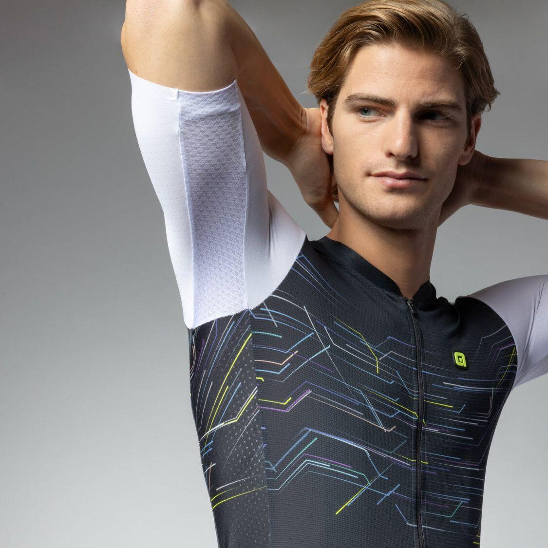 Alé Megabyte Short Sleeve Jersey Black 3/6