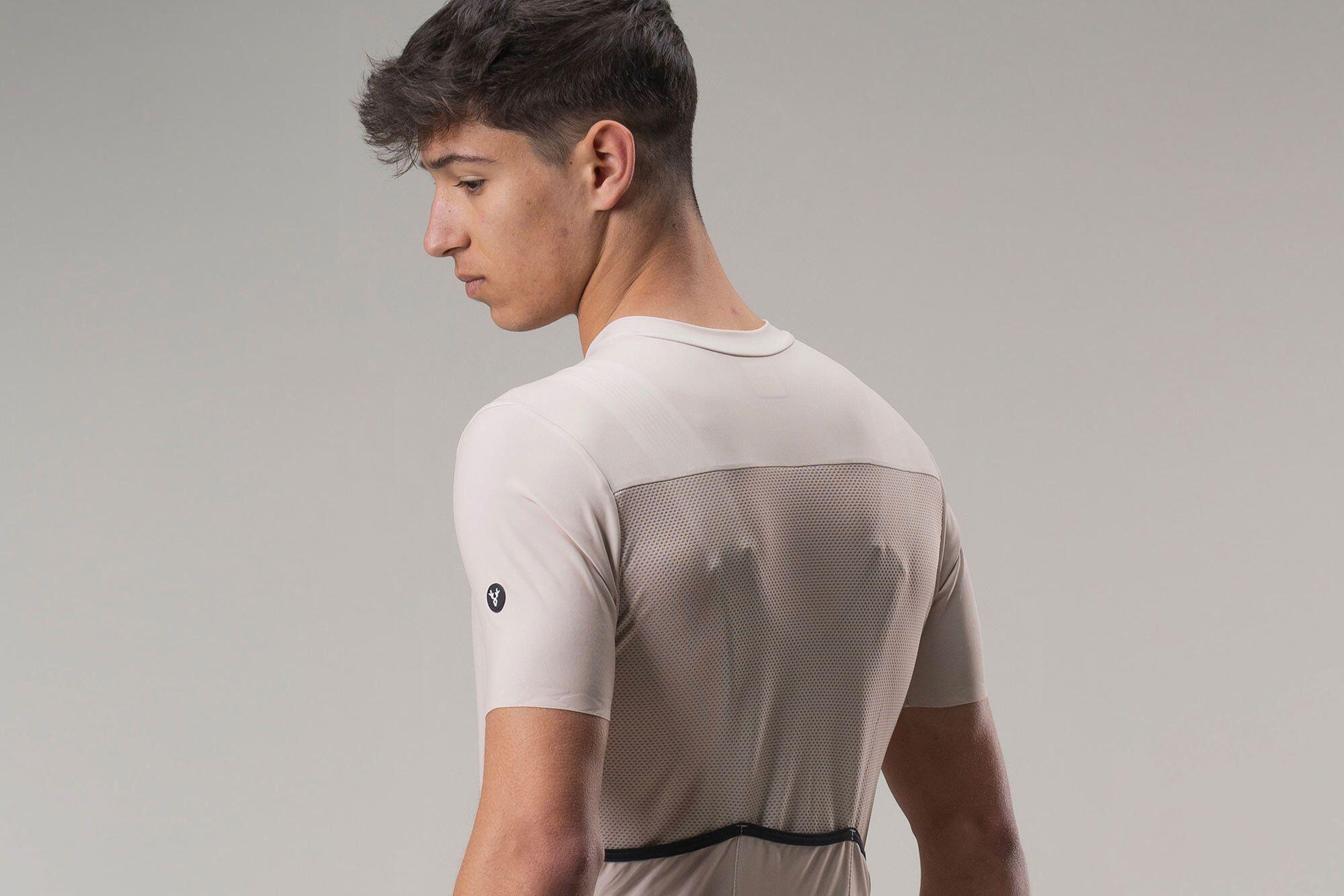 Maillot Manches Courtes LeBram Ventoux Beige 6/7