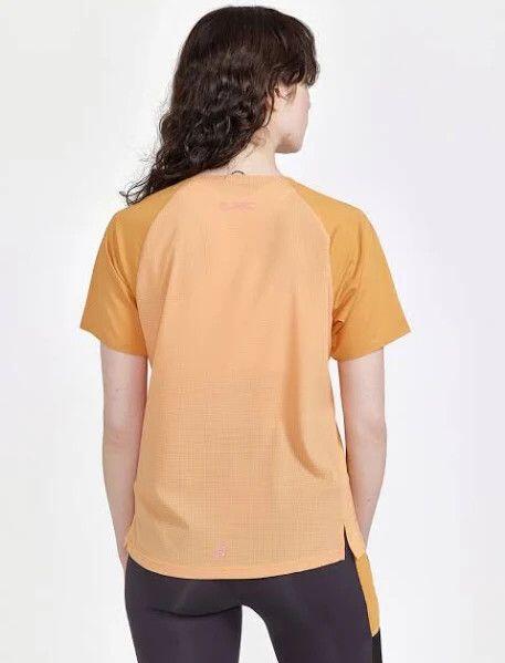 T-Shirt Running Craft Pro Trail Orange/Sable Femme 2/3