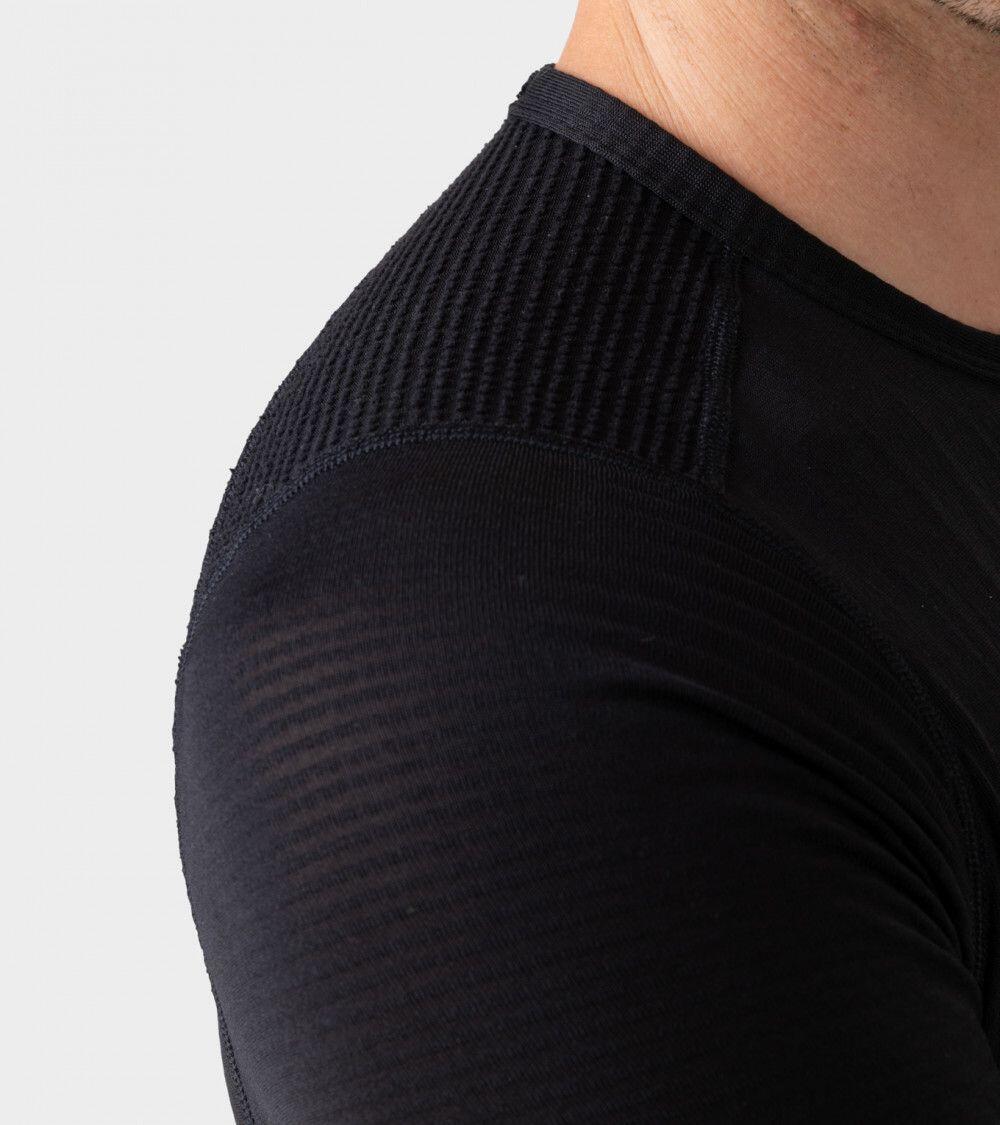 Baselayer Kurzarm Alé Grid Schwarz 6/6