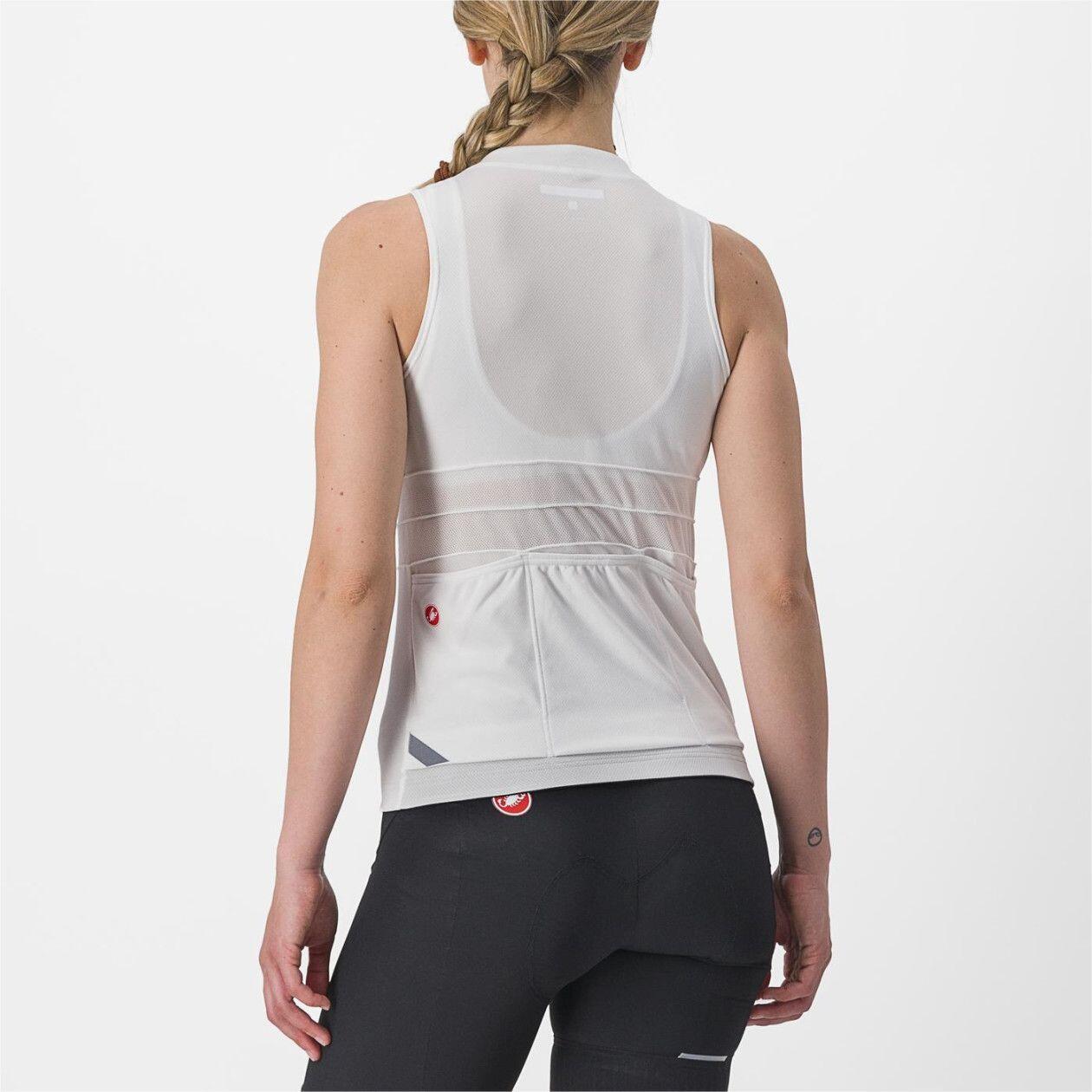 Maglia senza maniche Castelli Anima 4 Bianco Avorio 5/5