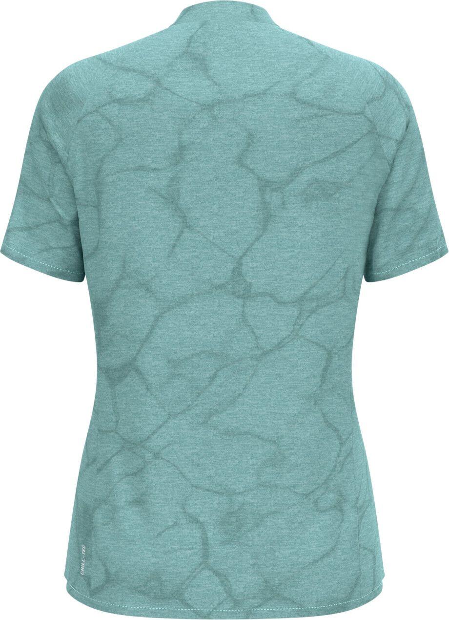 Polo Femme Odlo Ascent Chill-Tec Vert 2/5