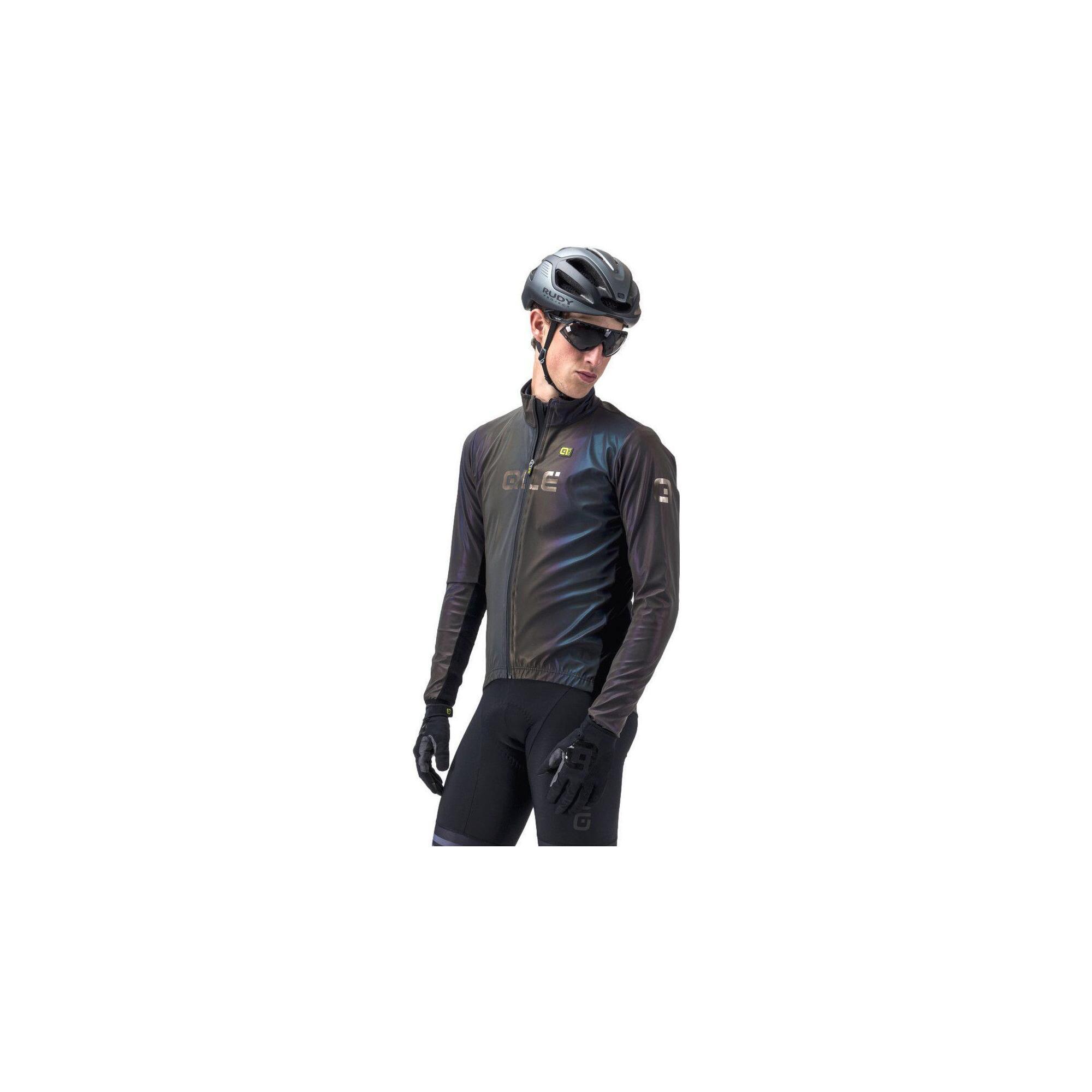 ALÉ CYCLING Pánská cyklistická bunda Giubbino Iridescent Reflexní