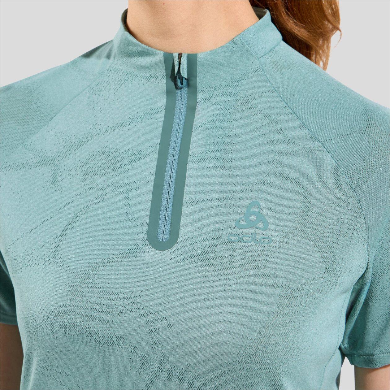 Polo Femme Odlo Ascent Chill-Tec Vert 5/5
