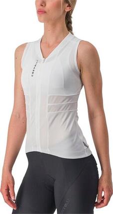 Maillot Sans Manches Femme Castelli Anima 4 Blanc Ivoire