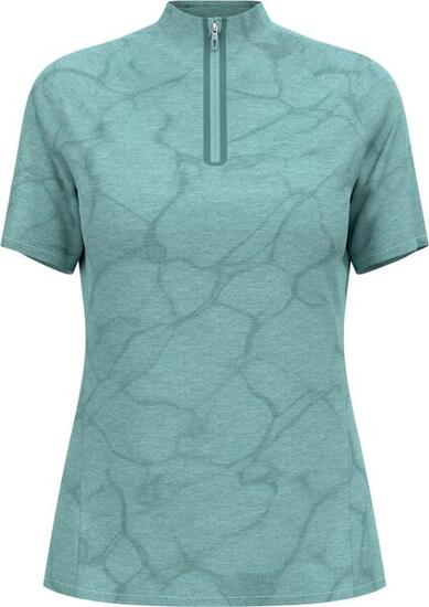 Polo Femme Odlo Ascent Chill-Tec Vert