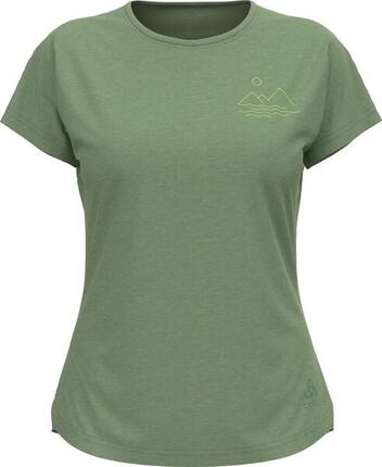 Odlo Ascent 365 Sharp Kurzarmshirt Damen Khaki