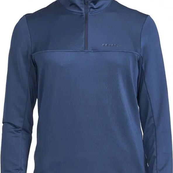 Craft Core Gain Blue Men's 1/2 Zip Collar Long Sleeve Jersey