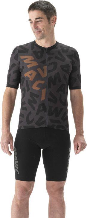 Maillot Manches Courtes Mavic Aksium Graphic Bronze/Carbone 3/6