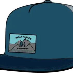 Casquette Helly Hansen Hh Flatbrim Trucker Cap Bleu OS
