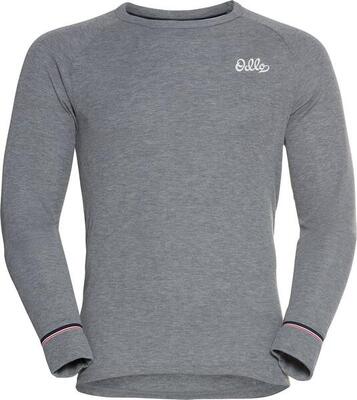 Odlo active warm eco sapphire blue 1/2 zip long sleeve jersey