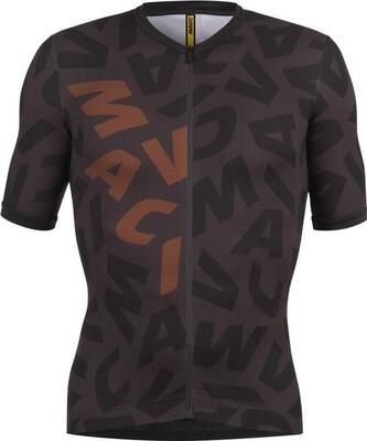 Mavic aksium graphic bronze/carbon short-sleeved jersey