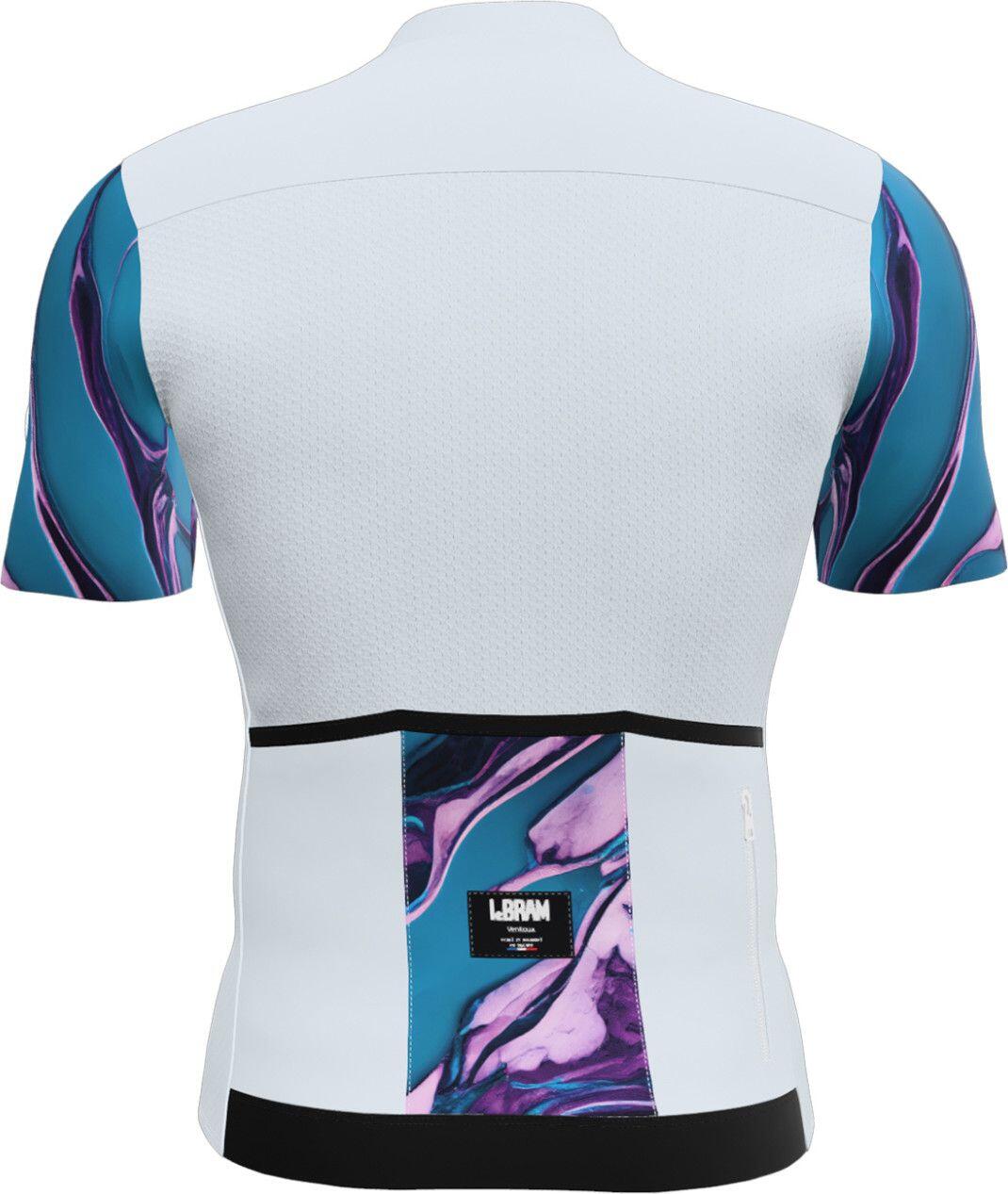 LeBram Ventoux Pétrole Short Sleeves Jersey Sky Blue 3/7