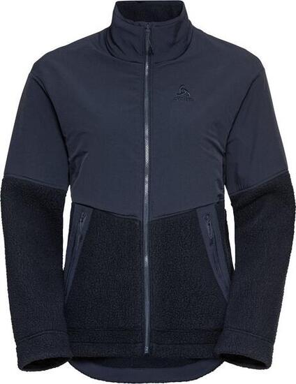 Halden Cosy Fleece mit Reißverschluss – Recyceltes Sherpa-Fleece, Retro-Stil.