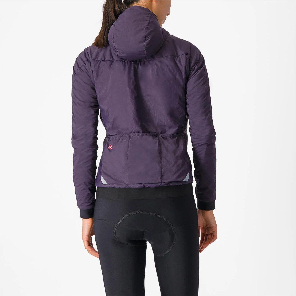 Casaco de manga comprida Castelli Fly Thermal Violet para mulher 2/5