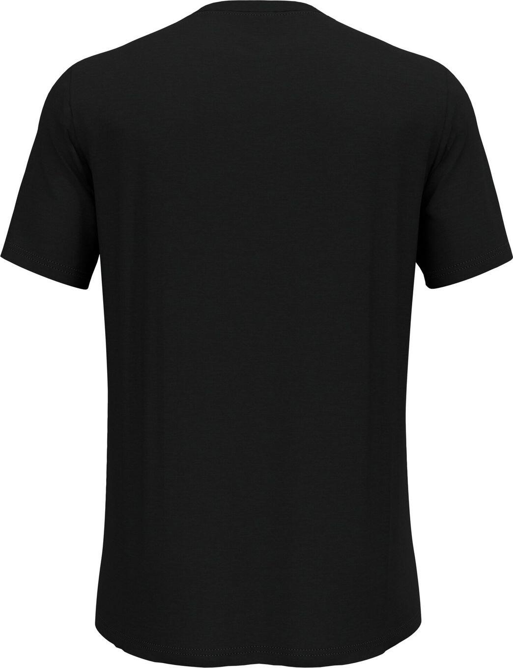 T-Shirt Technique Manches Courtes Odlo Merino Tencel Plain Noir 2/2