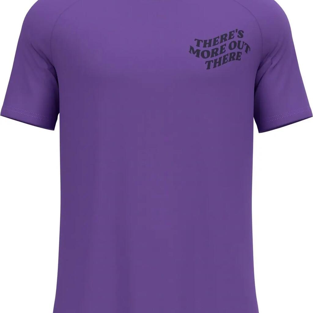 Odlo Essential Print Violet short sleeve jersey