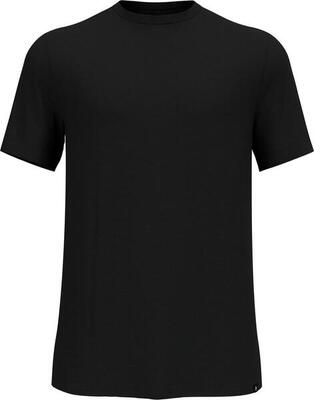 Odlo merino tencel effen korte mouw technisch t-shirt zwart