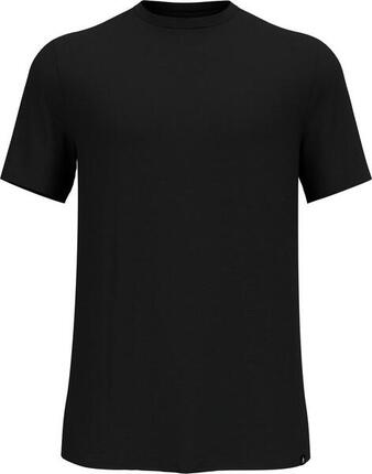 Odlo Merino Tencel Plain Kurzarm Technisches T-Shirt Schwarz