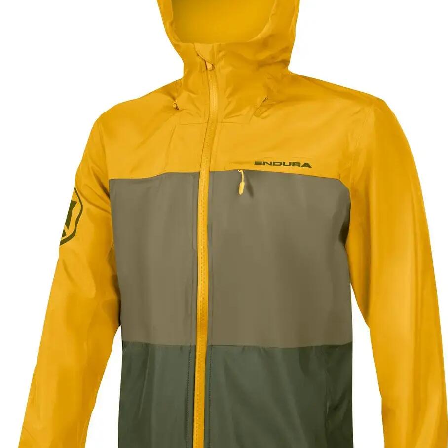 Endura SingleTrack II Long Sleeve Jacket Yellow/Green