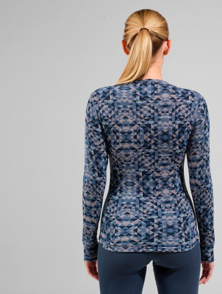 Base Layer Femme Odlo Active Warm Print Gris 5/6