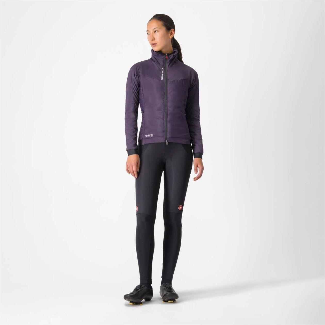 Casaco de manga comprida Castelli Fly Thermal Violet para mulher 4/5