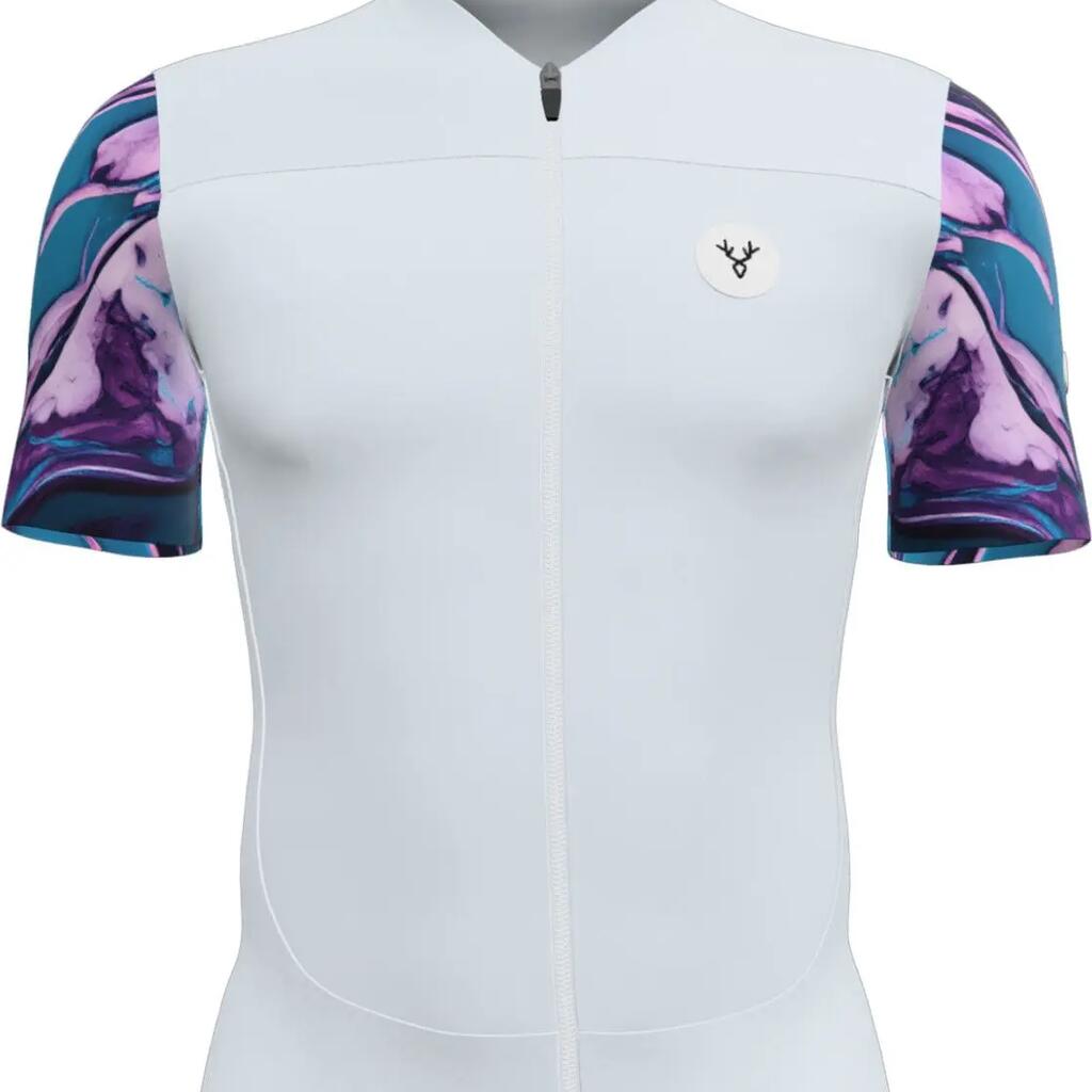 LeBram Ventoux Pétrole Short Sleeves Jersey Sky Blue