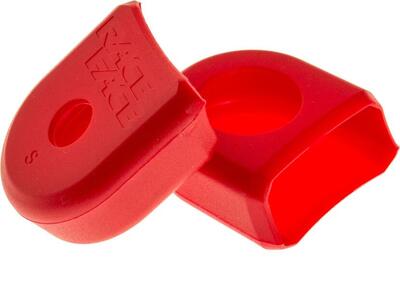 RACE FACE paio di guardie pedivelle in carbonio rosso PEDALE BOOT