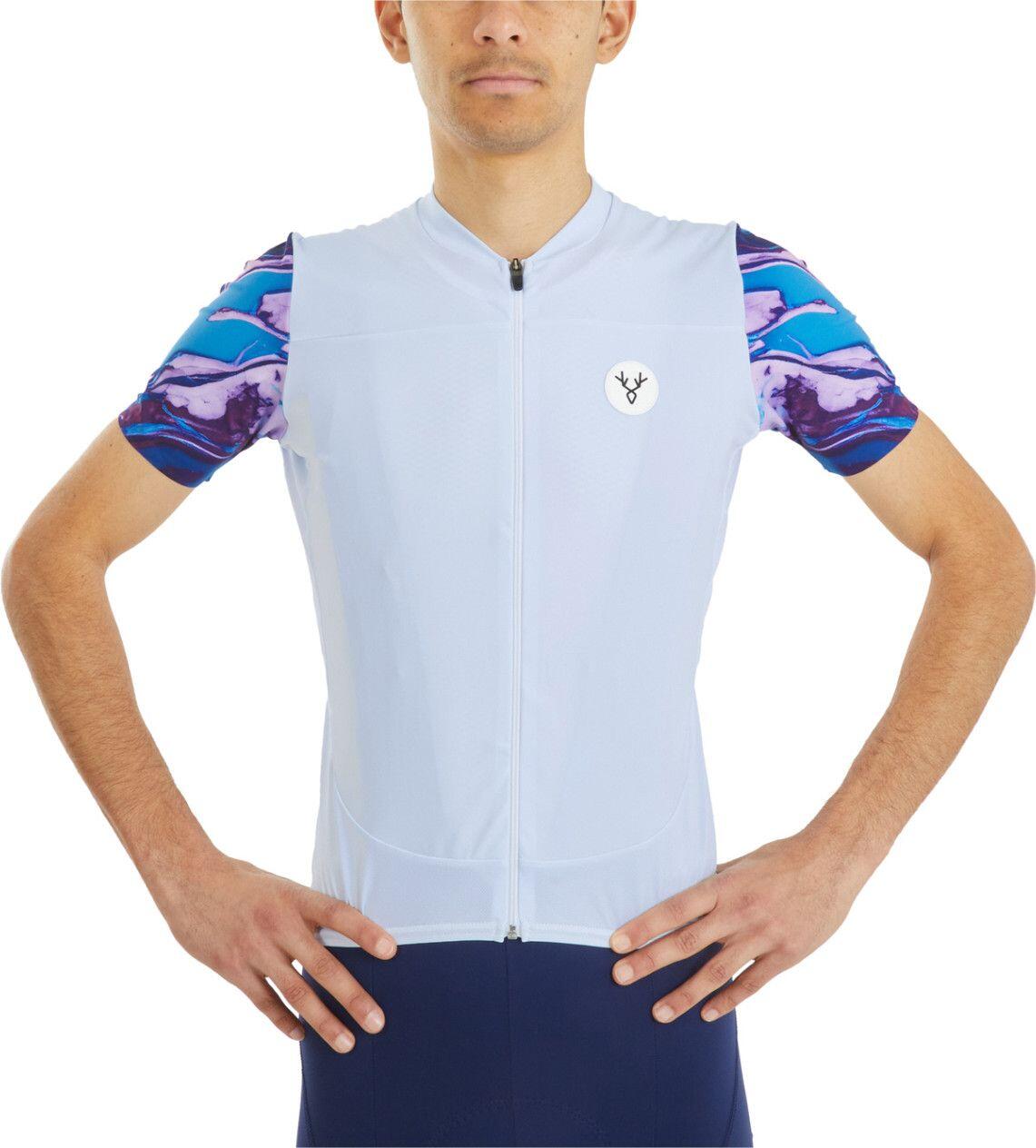 LeBram Ventoux Pétrole Short Sleeves Jersey Sky Blue 4/7