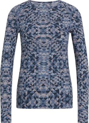 Base layer dames odlo active warm print grijs