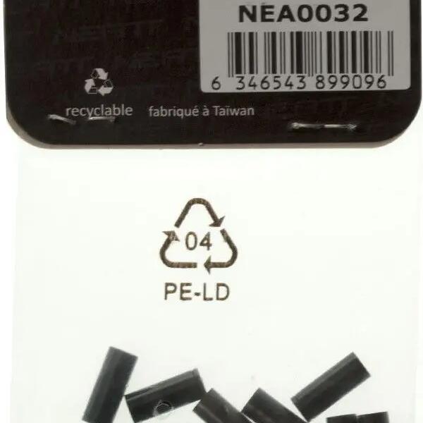 NEATT Aluminium Outer Brake Casing Caps - Black