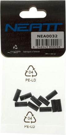 NEATT Aluminium Outer Brake Casing Caps - Black