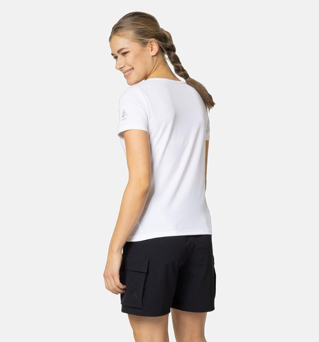 Odlo F-Dry Ridgeline Women's Short Sleeve Jersey White 2/4
