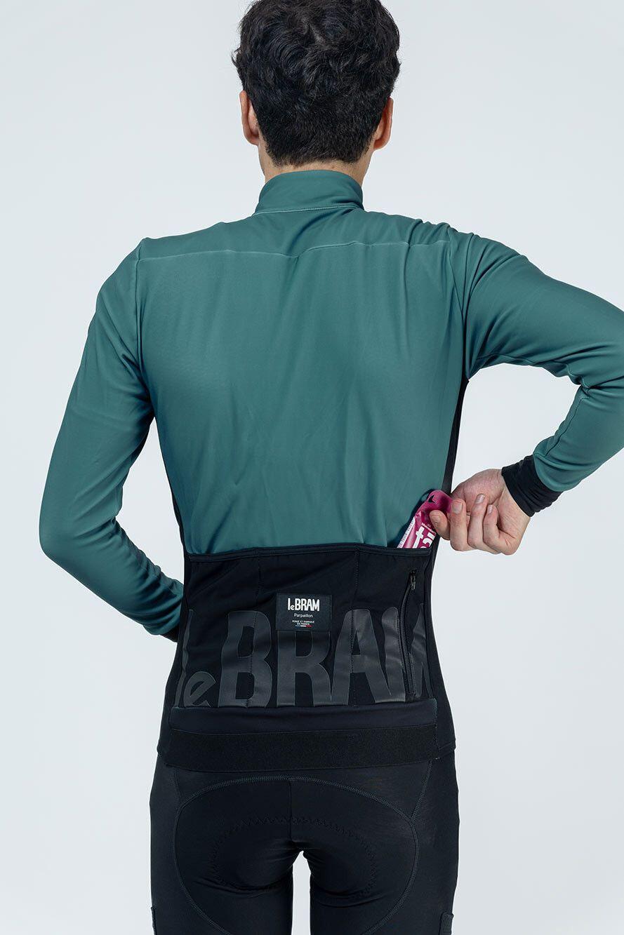 LeBram Parpaillon Long Sleeve Jersey Blue Grey 3/6
