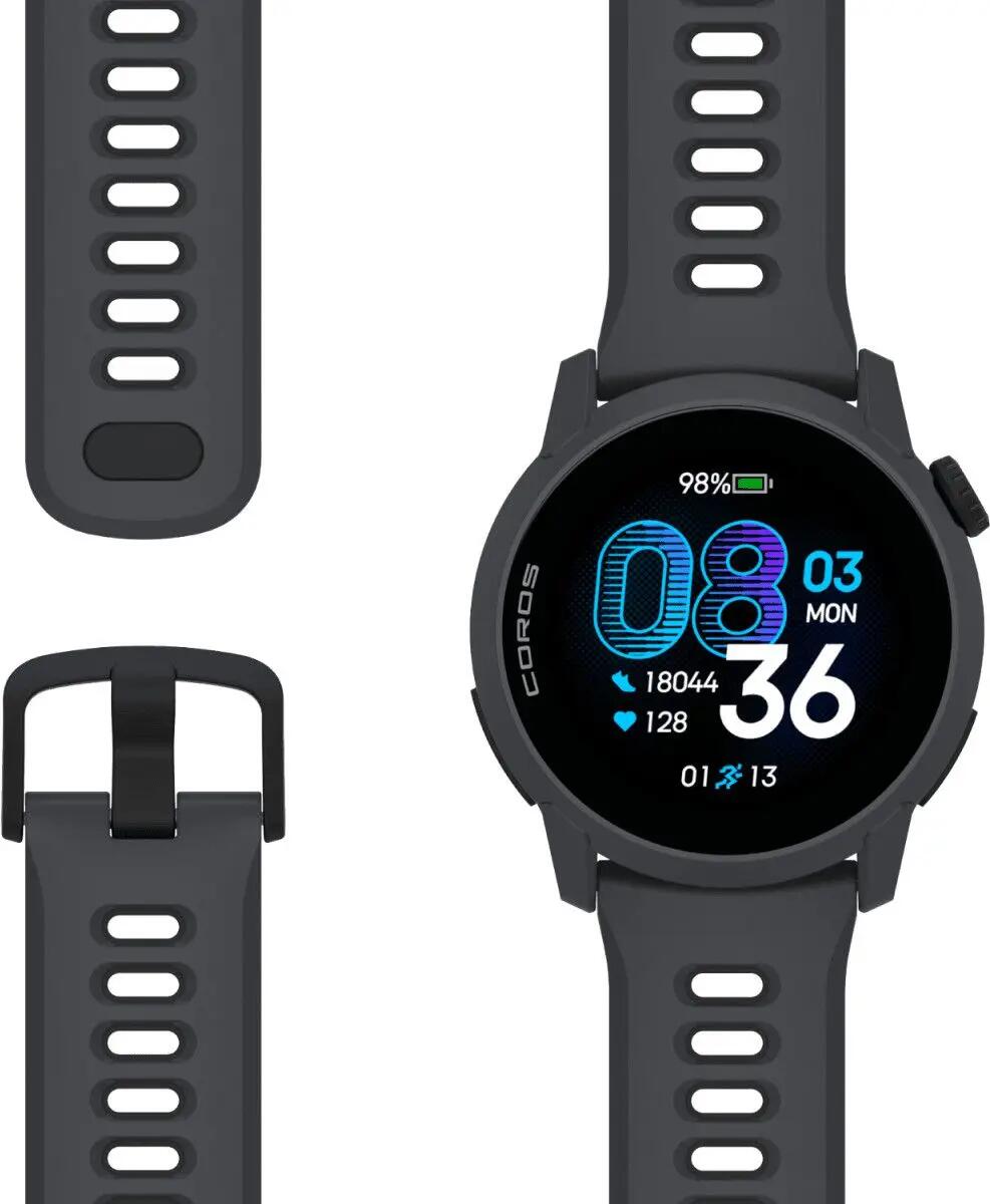 Montre GPS Coros Pace 4 Silicone Noir 6/7