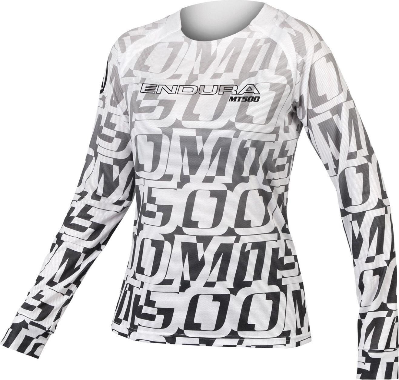 T-Shirt Imprimé Manches Longues Endura MT500 LTD Noir / Blanc 1/1
