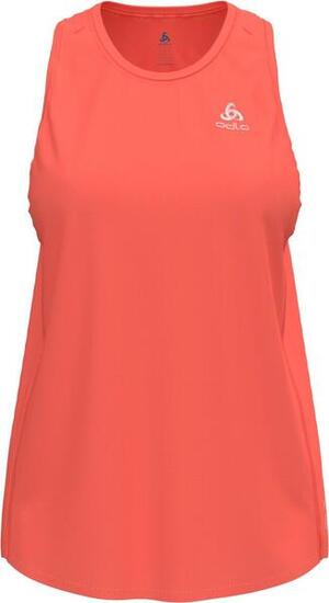 Damen Running Top Odlo Zeroweight Chill-Tec Coral